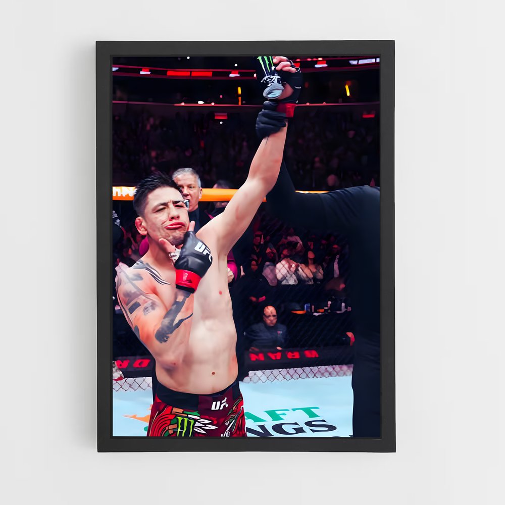 Poster Brandon moreno bouteille – affiche MMA (vue 2)